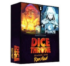 Dice Throne: season 1 Rerolled - Barbarian vs. Moon Elf board game expansion