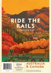 Ride the Rails: Australia & Canada map expansion board game