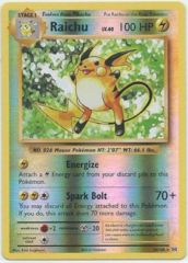 Raichu - 36/108 - Holo Rare - Reverse Holo