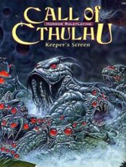 Call of Cthulh RPG: Keeper's Screen + mini adventure chaosium 2387