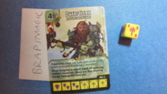 Dungeons & Dragons Dice Masters: Dwarf Cleric, Paragon Lords Alliance (rare)