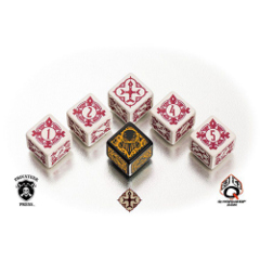Warmachine: Protectorate of Menoth faction dice set Q-Workshop