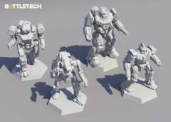 Battletech: miniature force pack - Inner Sphere Heavy Lance catalyst games