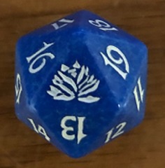 MTG: black lotus spindown life counter - blue - beatdown boxed set