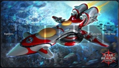 Star Realms Deckbuilding Game: Embassy Yacht Playmat white wizard games