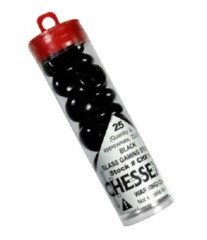 Chessex Tubed Glass Beads BLACK (MTG life counters) CHX01138