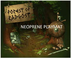 Forest of Radgost: deluxe Neoprene Playmat board game glama games