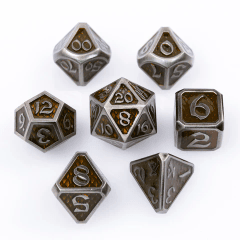 7 Piece RPG Set - Drakona Gemtooth Diaphan