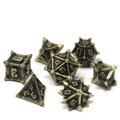 7 Piece RPG Set - Thorncraft Gold