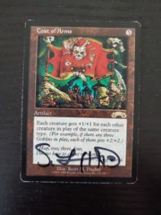 Coat of Arms - SIGNED (black sharpie)