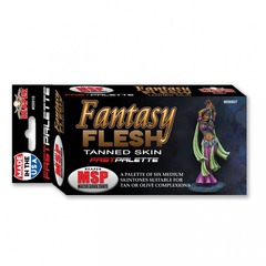 Reaper Fast Palette: Fantasy Flesh - Tanned Skin (Medium Skintones)