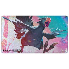 Ultra Pro: Magic The Gathering: Universes Beyond: Final Fantasy: Holofoil Playmat Traveling Chocobo Black