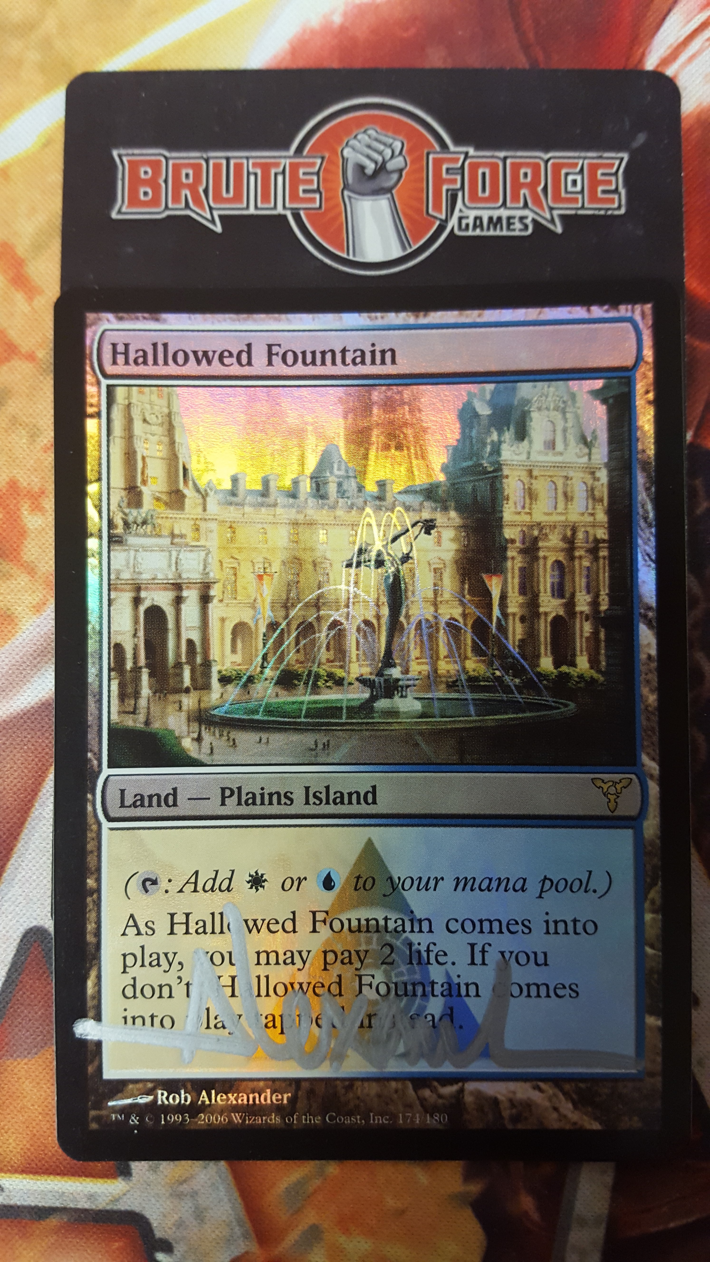 Hallowed Fountain - SIGNED FOIL -