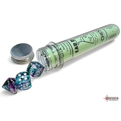7CT Lab Dice (Series 8): Nebula Fluorite W/ White CHX30068