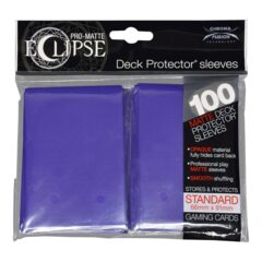 Ultra Pro: Eclipse Deck Protector Sleeves - Royal Purple Standard 100CT UP85610