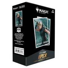 Ultra Pro: Magic The Gathering: Universes Beyond: Final Fantasy: 105ct Apex Deck Protector Sleeves Cloud Strife