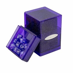 Ultra Pro Satin Tower Deck Box - Glitter Purple