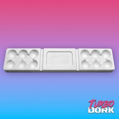 Turbo Dork: Non-Stick Silicone Dry Palette: Large White