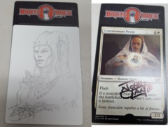 Containment Priest - ALTERED ART ARTIST PROOF -