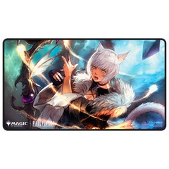 Ultra Pro: Magic The Gathering: Universes Beyond: Final Fantasy: Black Stitched Playmat Y'shtola
