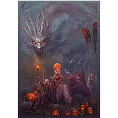 Dragon Shield Sleeves: Brushed Art Halloween 2022