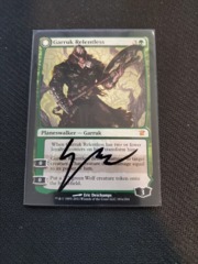 Garruk Relentless - Signed by Artist - Innistrad NM MTG