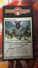Oblivion Stone - Signed -