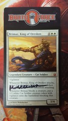 Brimaz, King of Oreskos - Signed -