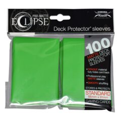 Ultra Pro: Eclipse Deck Protector Sleeves - Lime Green Standard 100CT UP85606