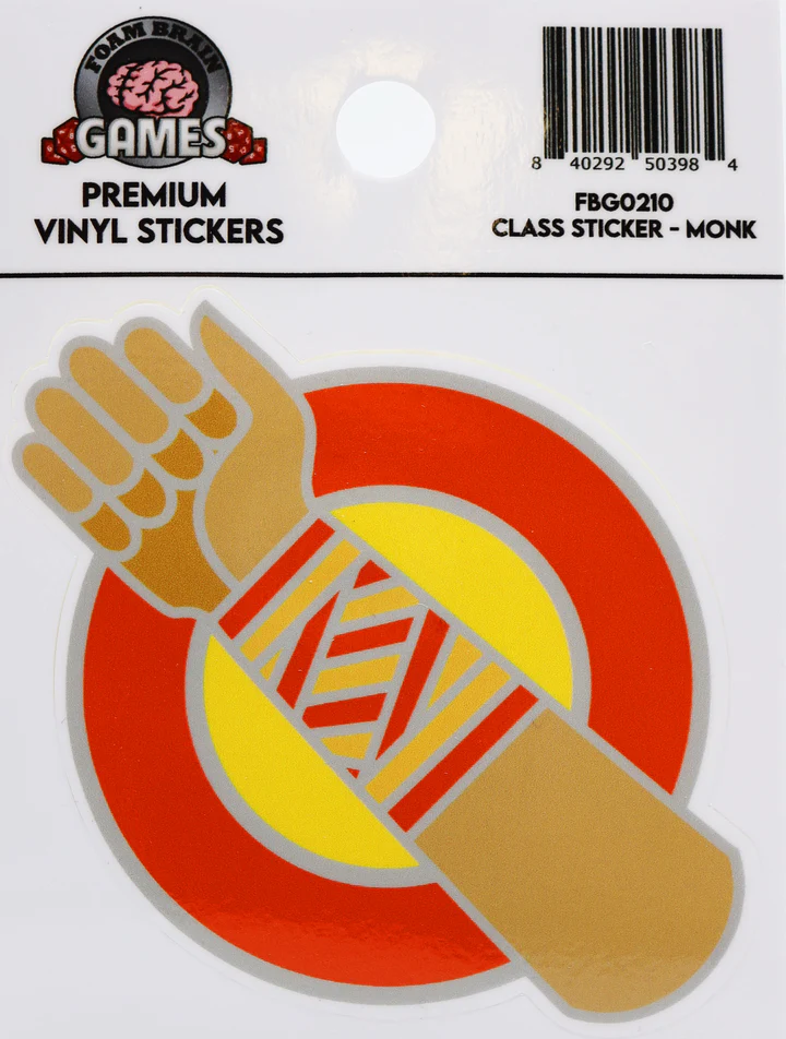 Foam Brain Games - Class Sticker: Monk