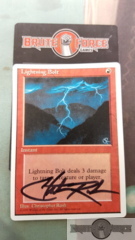 Lightning Bolt - Alternate 4th SIGNED -