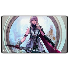 Ultra Pro: Magic The Gathering: Universes Beyond: Final Fantasy: Black Stitched Playmat Lightning, Armory of One
