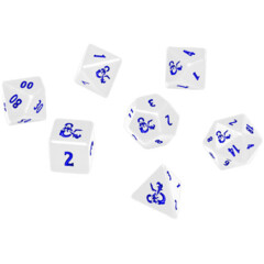 D&D Heavy Metal Icewind Dale 7-Die Set - White/Blue
