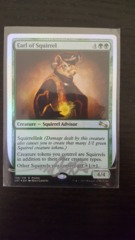Earl of Squirrel - Signed Promo foil (silver ink) - Unstable NM