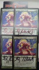[4x] Golgari Grave-Troll [x4] - SIGNED -
