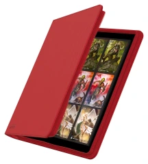Ultimate Guard Binder - Zipfolio 480 24-Pocket Xenoskin - Red