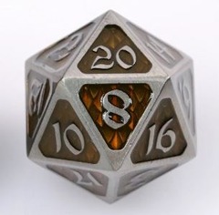 Dire D20 - Drakona Gemtooth Diaphan
