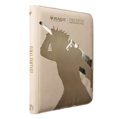 Ultra Pro: Magic The Gathering: Universes Beyond: Final Fantasy: 9-Pocket Premium Zippered Pro-Binder Cloud Strife