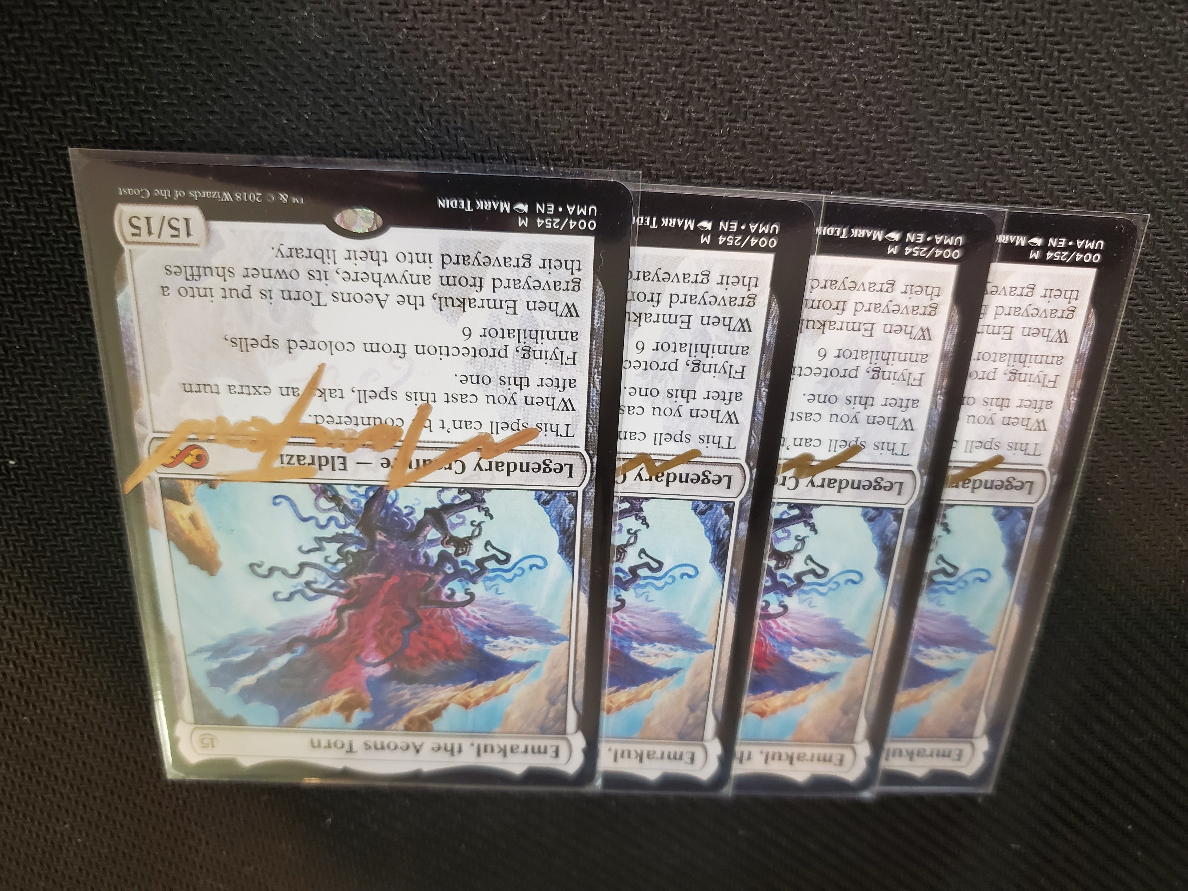 Emrakul, the Aeons Torn - Signed by Artist - Ultimate Masters NM MTG