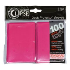 Ultra Pro: Eclipse Deck Protector Sleeves - Hot Pink Standard 100CT UP85609