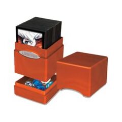 Ultra Pro Satin Tower Deck Box - Pumpkin Orange