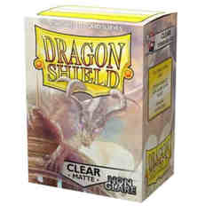 Dragon Shield Box of 100 in Matte Clear (Non-Glare V2)