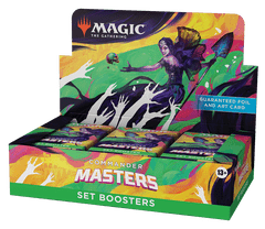Commander Masters Set Booster Box Display