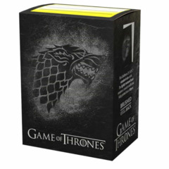 Dragon Shield Sleeves - Brushed Art Game of Thrones GOT House Stark (Box of 100)