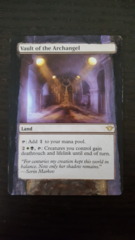 Vault of the Archangel - Altered Art - Dark Ascension Slight Play