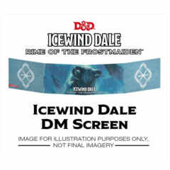 D&D Dungeons and Dragons - Icewind Dale Rime of the Frostmaiden: Dungeon Master Screen