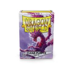 Dragon Shield Box of 100 in Matte Clear Purple