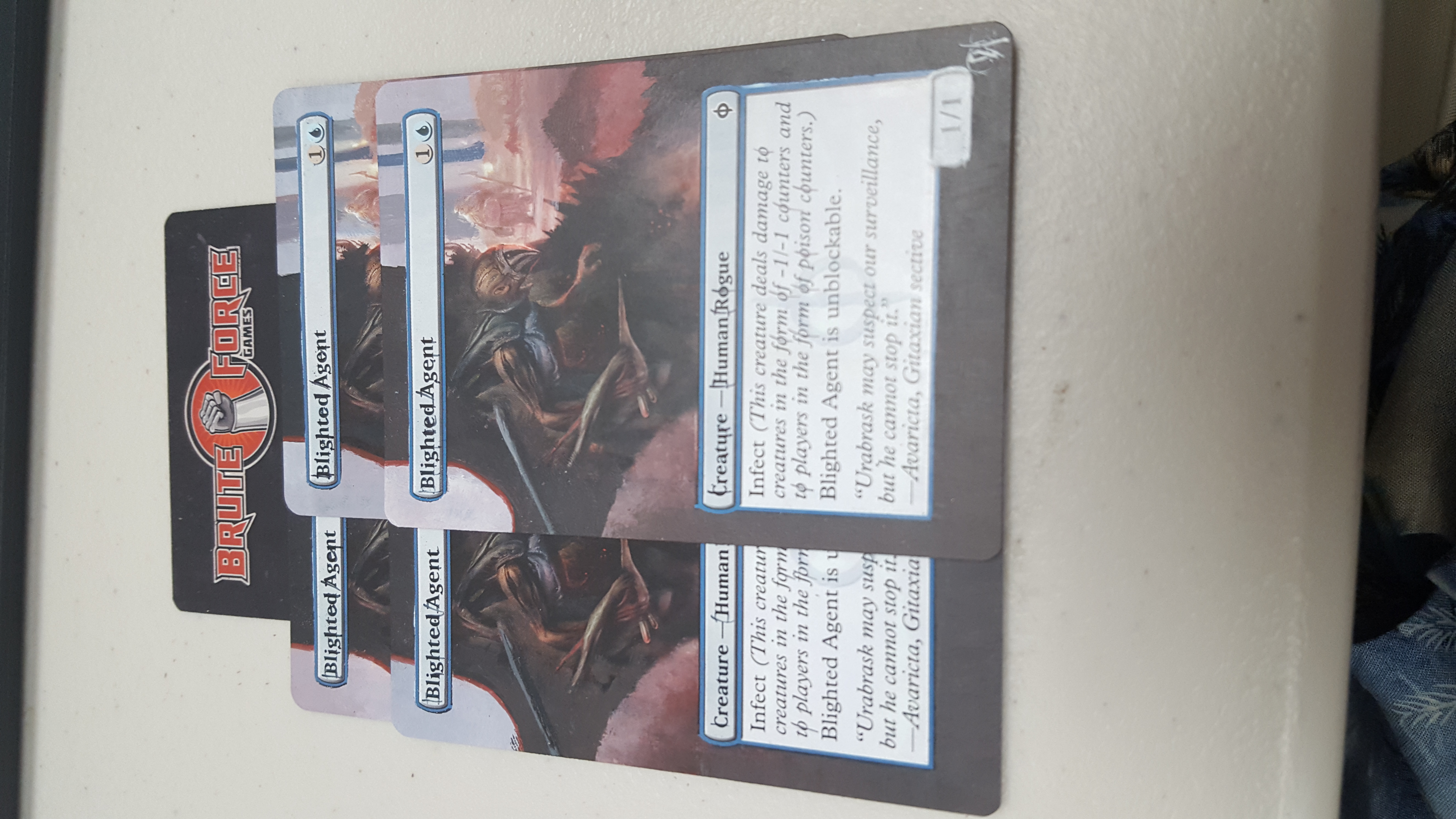 4x Blighted Agent - ALTERED ART -