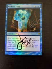 Archive Trap - SIGNED FOIL