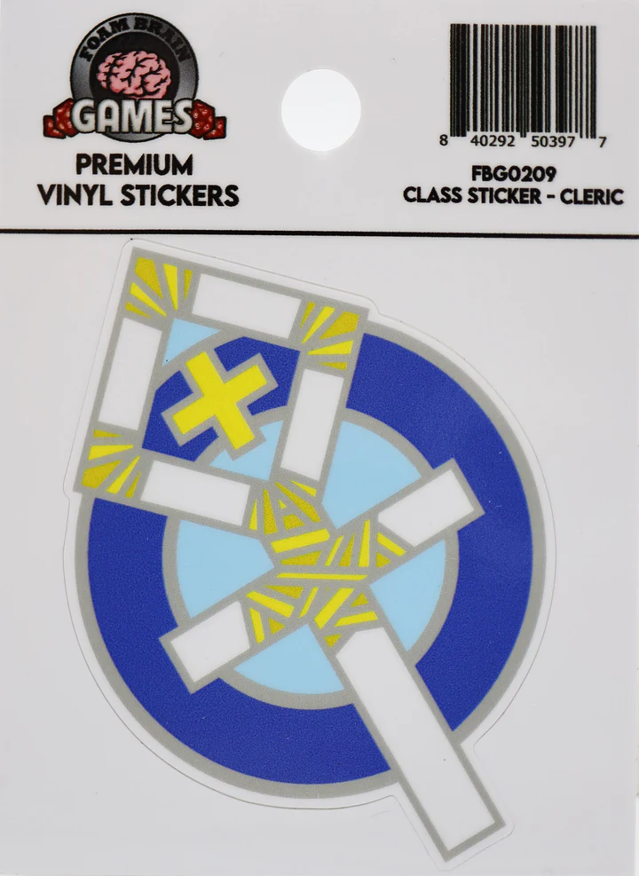 Foam Brain Games - Class Sticker: Cleric